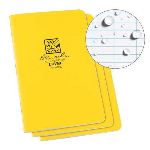 Carnet de notes, Couverture souple, Jaune, 48 Pages, 4-5/8" , 7"  Infinity Industrial Services Inc.