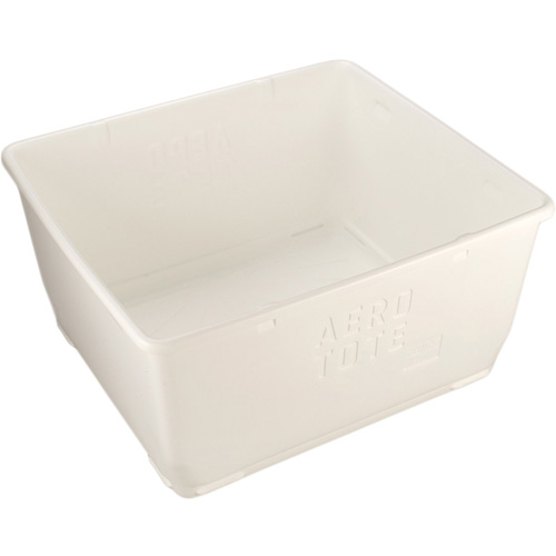Food Storage Container, Plastic, 108 gal. Capacity, White Infinity Industrial Services Inc.
