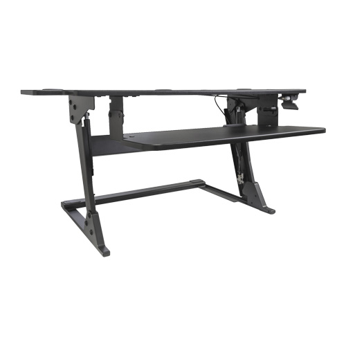 Goya Sit-Stand Workstation, Desktop Unit, 20" H x 42" W x 16" D, Black Infinity Industrial Services Inc.
