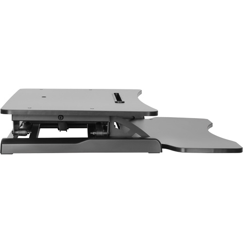 Poste de travail assis-debout Goya, Mod&egrave;le de bureau, 22" h x 31-1/2" la x 24" p, Noir Infinity Industrial Services Inc.