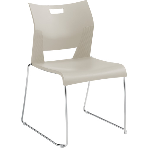 Duet Armless Training Chair, Plastic, 33-1/4" High, 350 lbs. Capacity, White Infinity Industrial Services Inc.