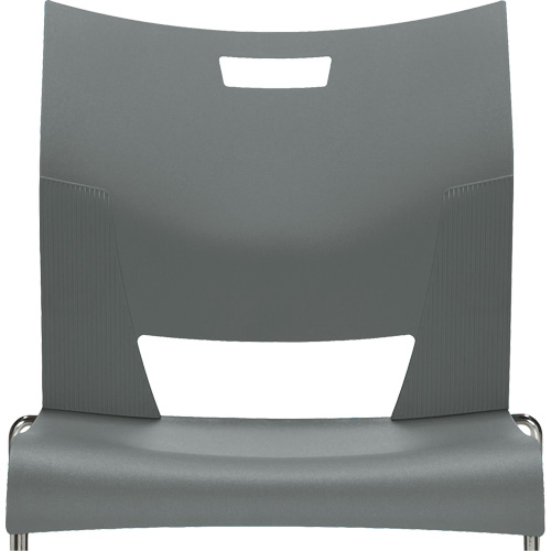 Duet Armless Training Chair, Plastic, 33-1/4" High, 350 lbs. Capacity, Grey Infinity Industrial Services Inc.