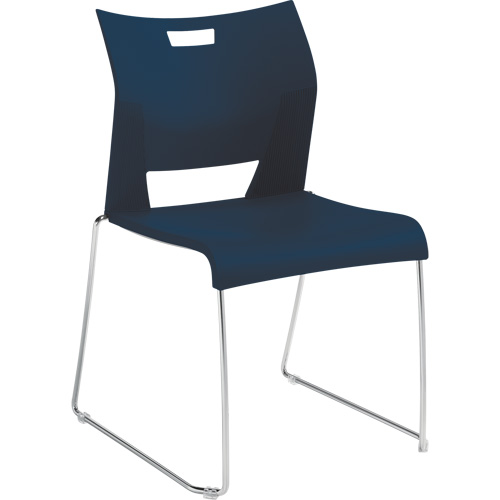 Duet Armless Training Chair, Plastic, 33-1/4" High, 350 lbs. Capacity, Blue Infinity Industrial Services Inc.