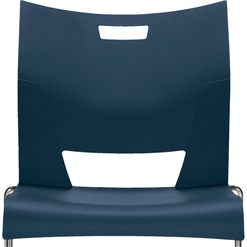 Duet Armless Training Chair, Plastic, 33-1/4" High, 350 lbs. Capacity, Blue Infinity Industrial Services Inc.