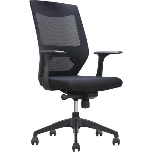 Activ Series Synchro-Tilt Office Chair, Fabric/Mesh, Black, 275 lbs. Capacity Infinity Industrial Services Inc.