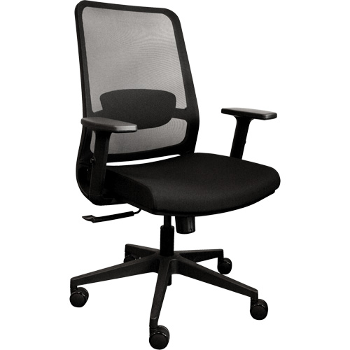 Activ Series Synchro-Tilt Office Chair, Fabric/Mesh, Black, 275 lbs. Capacity Infinity Industrial Services Inc.