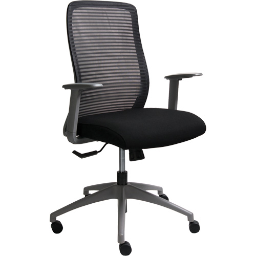 Era Series Adjustable Office Chair, Fabric/Mesh, Black, 275 lbs. Capacity Infinity Industrial Services Inc.