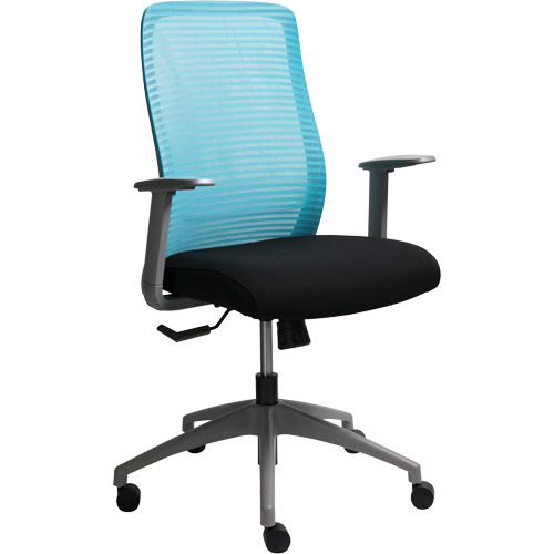 Era Series Adjustable Office Chair, Fabric/Mesh, Blue, 275 lbs. Capacity Infinity Industrial Services Inc.
