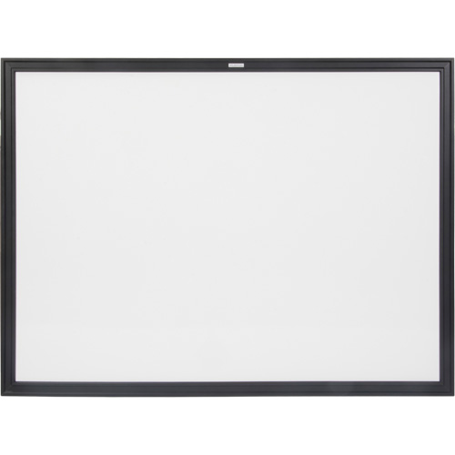 Black MDF Frame Whiteboard, Dry-Erase/Magnetic, 48" W x 36" H Infinity Industrial Services Inc.