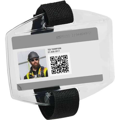 Squids&reg; 3386 Vinyl Armband ID Badge Holder Infinity Industrial Services Inc.