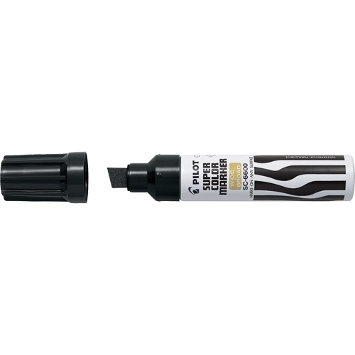 Super Colour Jumbo Permanent Marker, Black, Chisel Tip Infinity Industrial Services Inc.