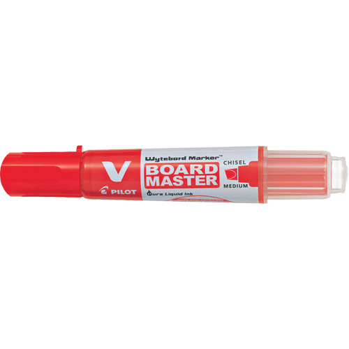 Vboard Master White Board Marker, Red, Chisel Tip Infinity Industrial Services Inc.