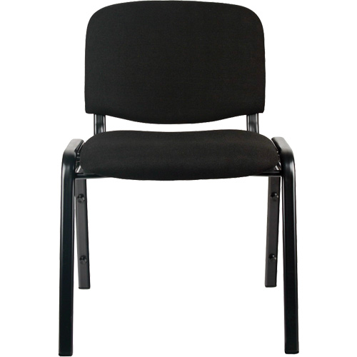 Stacking Chairs, Fabric, 32" High, 250 lbs. Capacity, Black Infinity Industrial Services Inc.
