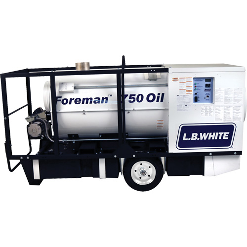 Foreman&reg; 750 Indirect-fired Portable Heater, Oil Filled, Kerosene, 750000 BTU/H Infinity Industrial Services Inc.