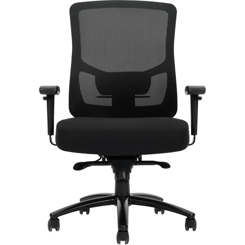 Raven 400 High-Back Heavy-Duty Synchro-Tilter, Mesh, Black, 400 lbs. Capacity Infinity Industrial Services Inc.