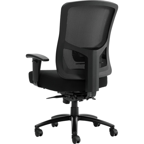 Raven 400 High-Back Heavy-Duty Synchro-Tilter, Mesh, Black, 400 lbs. Capacity Infinity Industrial Services Inc.