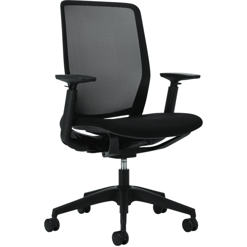 Kody High-Back Synchro-Tilter Chair, Mesh, Black, 300 lbs. Capacity Infinity Industrial Services Inc.
