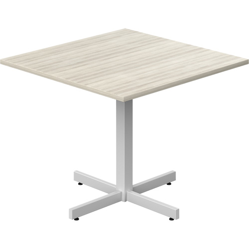 Newland Height-Adjustable Square Table, 36" L x 36" W x 29" H, 1" Top, Laminate, Tan Infinity Industrial Services Inc.