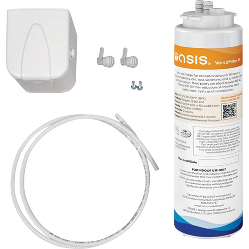 Trousse de filtre universel Versafilter III, Utilize avec Abreuvoirs OASIS/Remplisseurs de bouteille OASIS Infinity Industrial Services Inc.