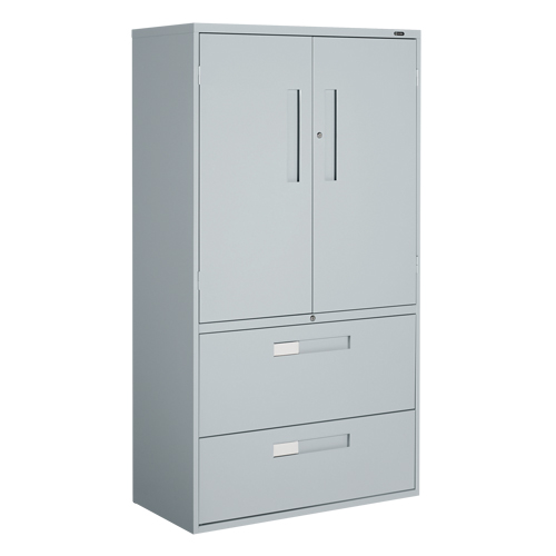 Armoire Multi-Stor, Acier, 3 Tablettes, 65-1/4" h x 36" la x 18" P, Gris Infinity Industrial Services Inc.