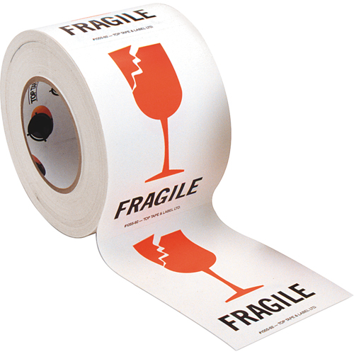 &eacute;tiquettes pour traitement sp&eacute;cial Fragile, 6" lo x 4" la, Rouge/blanc Infinity Industrial Services Inc.