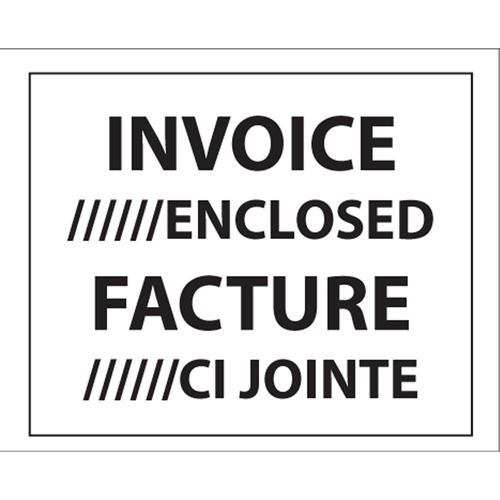Pochettes pour bordereau d'exp&eacute;dition, 4" lo x 5" la, Style Insertion par l'arri&egrave;re Infinity Industrial Services Inc.