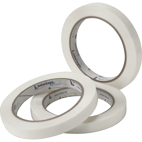 White General Purpose Strapping Tape, 2.7 mils Thick, 12 mm (47/100") x 54.864 m (180')  Infinity Industrial Services Inc.