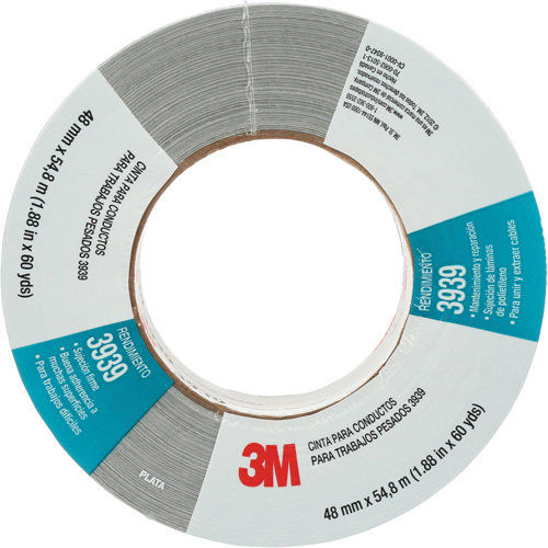 3939 Duct Tape, 9 mils, Silver, 48 mm (2") x 55 m (180') Infinity Industrial Services Inc.