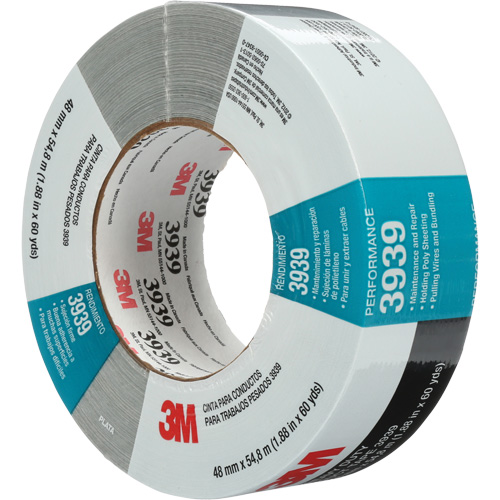3939 Duct Tape, 9 mils, Silver, 48 mm (2") x 55 m (180') Infinity Industrial Services Inc.