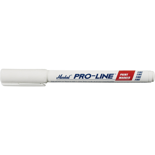 Marqueurs &agrave; peinture fins Pro-Line, Liquide, Blanc Infinity Industrial Services Inc.