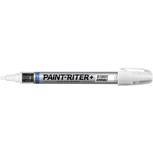 Marqueur &agrave; peinture nettoyable au d&eacute;tergent Paint-Riter+, Liquide, Blanc Infinity Industrial Services Inc.