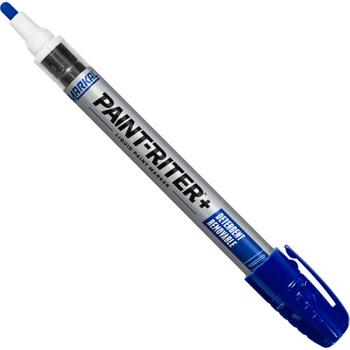 Paint-Riter&reg;+ Detergent Removable Paint Marker, Liquid, Blue Infinity Industrial Services Inc.