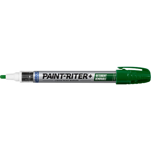 Paint-Riter&reg;+ Detergent Removable Paint Marker, Liquid, Green Infinity Industrial Services Inc.