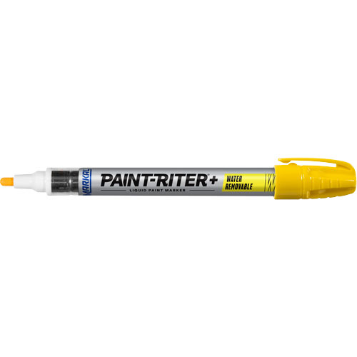 Paint-Riter&reg;+ Water Removable Paint Marker, Liquid, Yellow Infinity Industrial Services Inc.