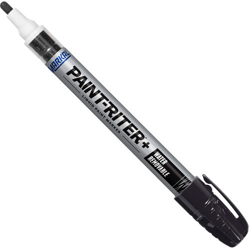 Paint-Riter&reg;+ Water Removable Paint Marker, Liquid, Black Infinity Industrial Services Inc.
