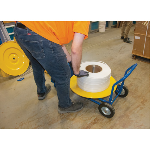 Distributeur de feuillards, Feuillard Polyester/Acier/Polypropyl&egrave;ne, Dia de noyau 16"/8", largeur de rouleau 3"/8"/6" Infinity Industrial Services Inc.