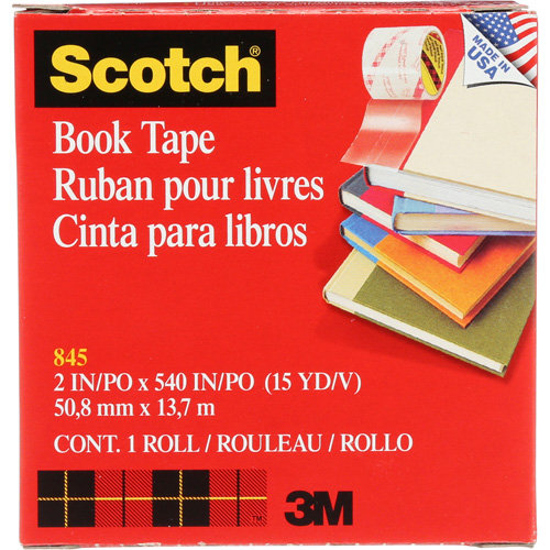 Ruban pour la r&eacute;paration de livres Scotch Infinity Industrial Services Inc.