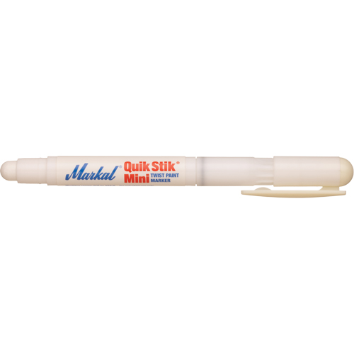 Quik Stik&reg; Mini Paint Marker, Solid Stick, White Infinity Industrial Services Inc.
