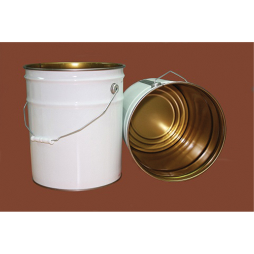 Seau avec couvercle, M&eacute;tal, 20 L Infinity Industrial Services Inc.
