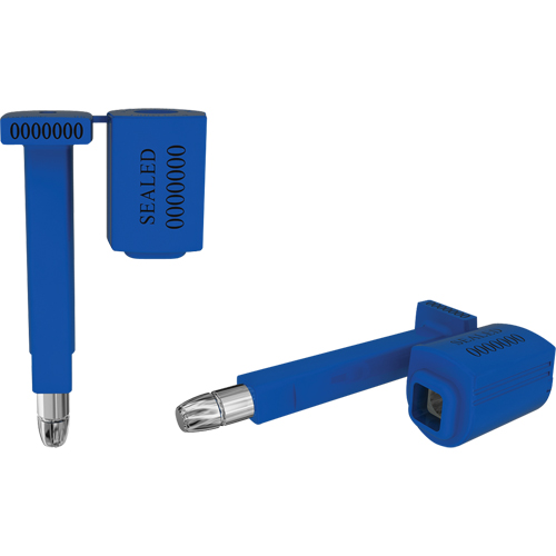 High Security Locktainer Security Seals, 3-1/4", Metal, Bolt Seal Infinity Industrial Services Inc.