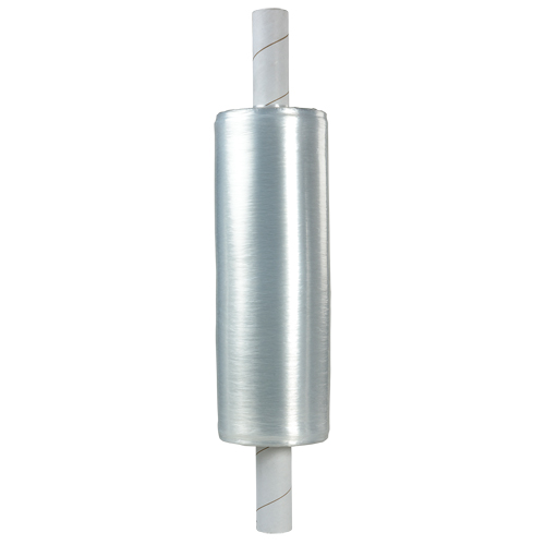 Extended Core Hand Stretch Wrap, 120 Gauge (30 micrometers), 20" x 700', Clear Infinity Industrial Services Inc.