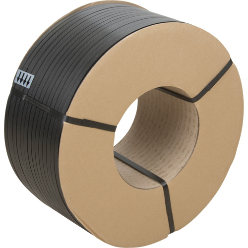 Feuillard, Polypropyl&egrave;ne, 1/2" la x 7200' lo, Noir, Calibre Manuel Infinity Industrial Services Inc.