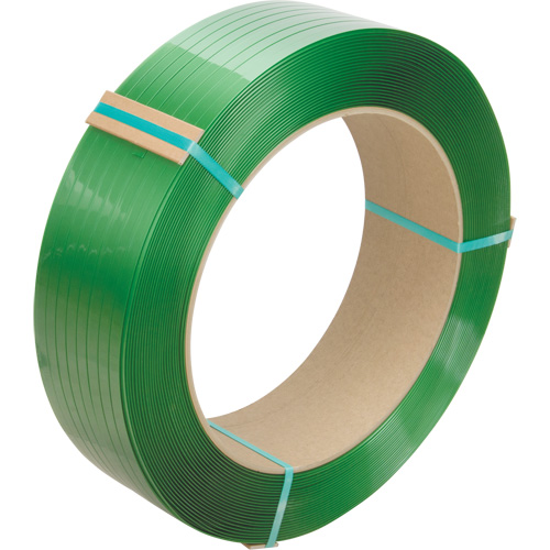 Strapping, Polyester, 1/2" W x 6315' L, Green, Manual Grade Infinity Industrial Services Inc.