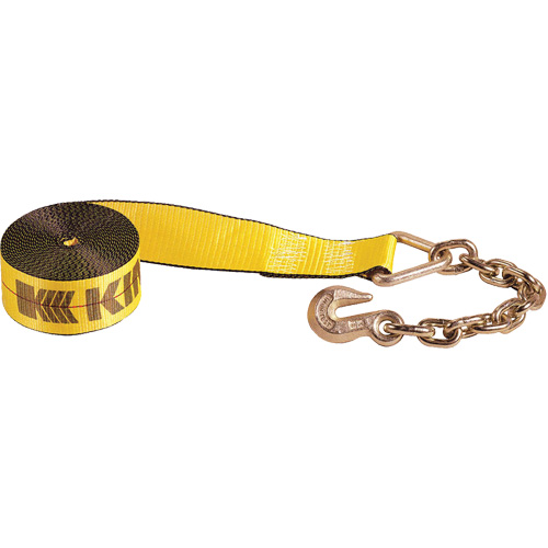 Winch Strap with Chain Anchor Infinity Industrial Services Inc.