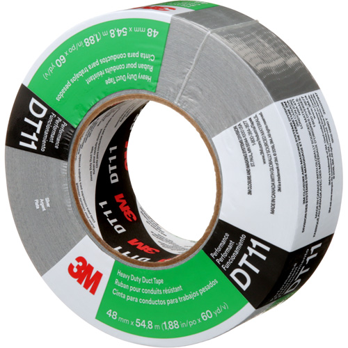 DT11 Heavy-Duty Duct Tape, 11 mils, Silver, 48 mm (2") x 55 m (180') Infinity Industrial Services Inc.