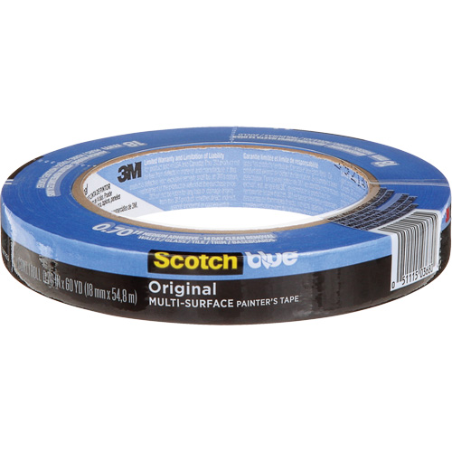 ScotchBlue Original Multi-Surface Painter's Tape 2090, 18 mm (3/4") x 54.8 m (180'), Blue Infinity Industrial Services Inc.