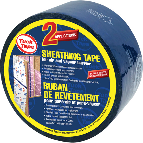 Contractors Sheathing Tape, 60 mm (2-3/8") x 55 m (180.4'), Blue Infinity Industrial Services Inc.