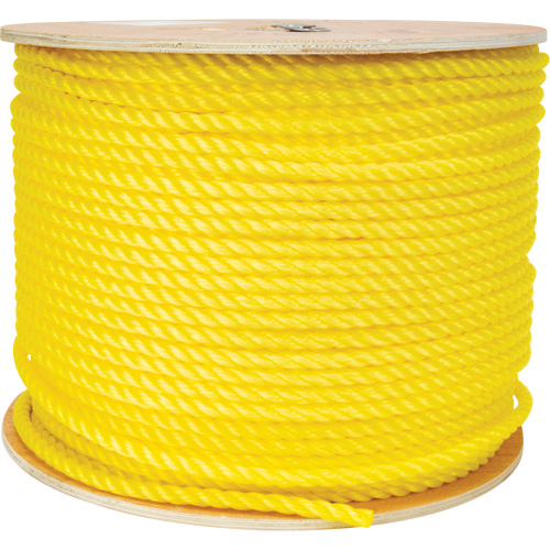 3/8" Braided Yellow Rope, Polypropylene, 630' Infinity Industrial Services Inc.