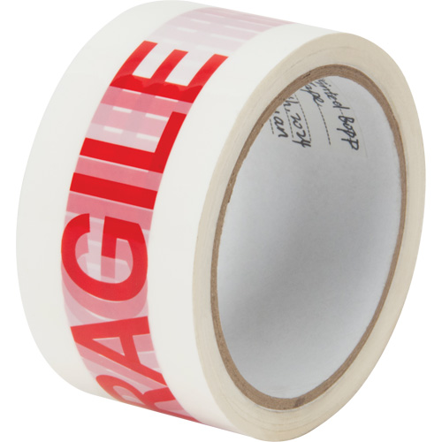 "Fragile" Box Sealing Tape, Hot Melt Adhesive, 2 mils, 48 mm (2") x 100 m (328') Infinity Industrial Services Inc.