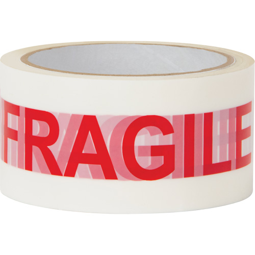 "Fragile" Box Sealing Tape, Hot Melt Adhesive, 2 mils, 48 mm (2") x 100 m (328') Infinity Industrial Services Inc.